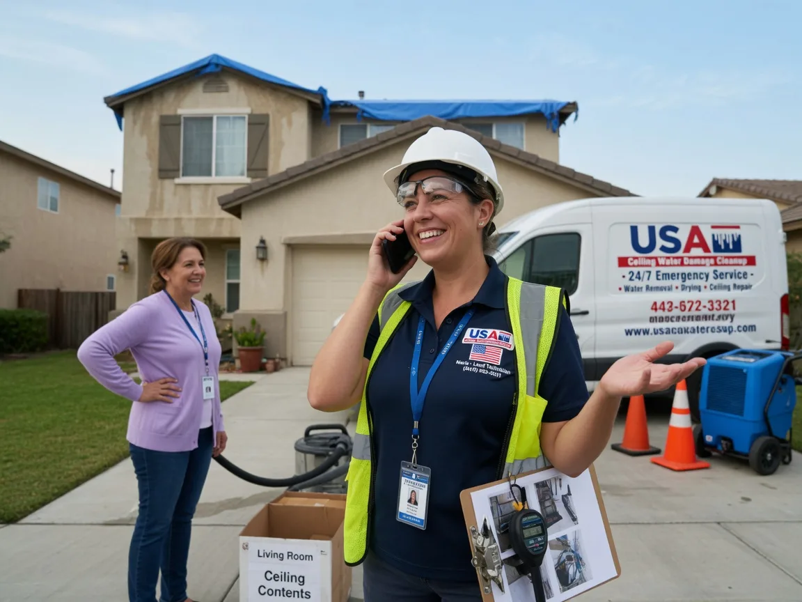Ceiling Water Damage Restoration Luckey, OH FAQs